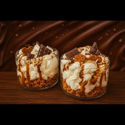 Gourmande Chantilly - Chocolat Praliné (Pot verre)