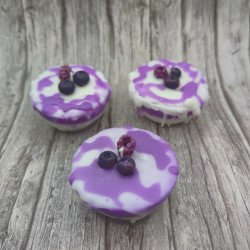 Gourmandes - Muffin cassis & framboise (Pot verre)